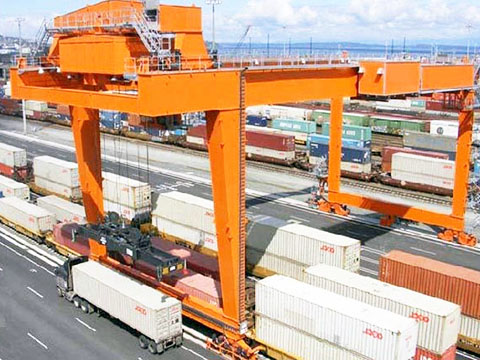 rail mounted gantry crane(rmg crane) used in ports sales