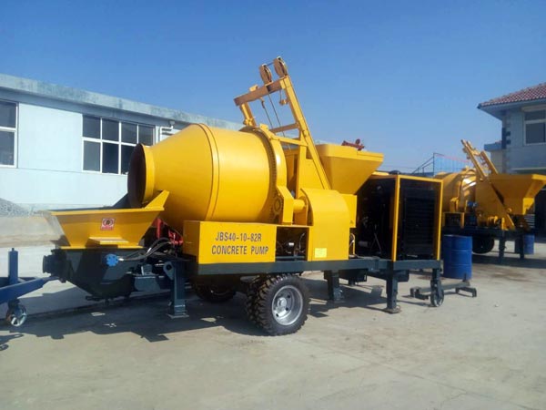 diesel concrete mixer pump