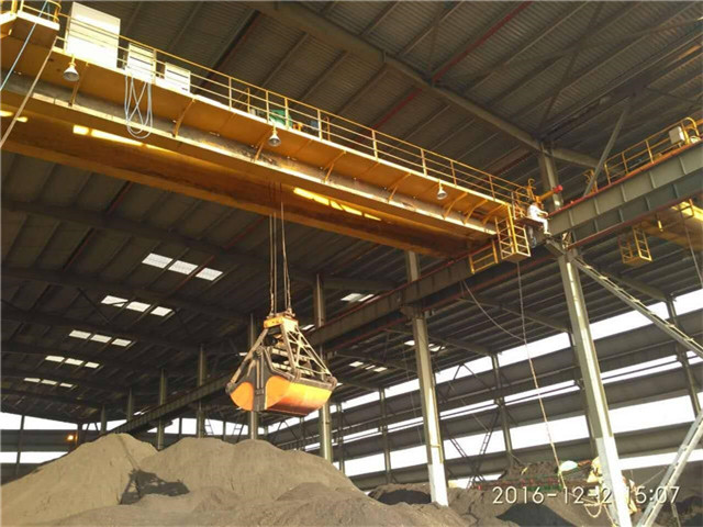 Electric grab bridge crane for sale