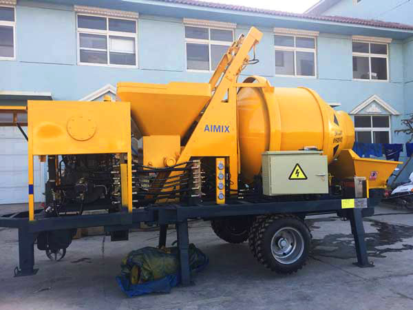 ABJZ30C diesel drum mixer pump