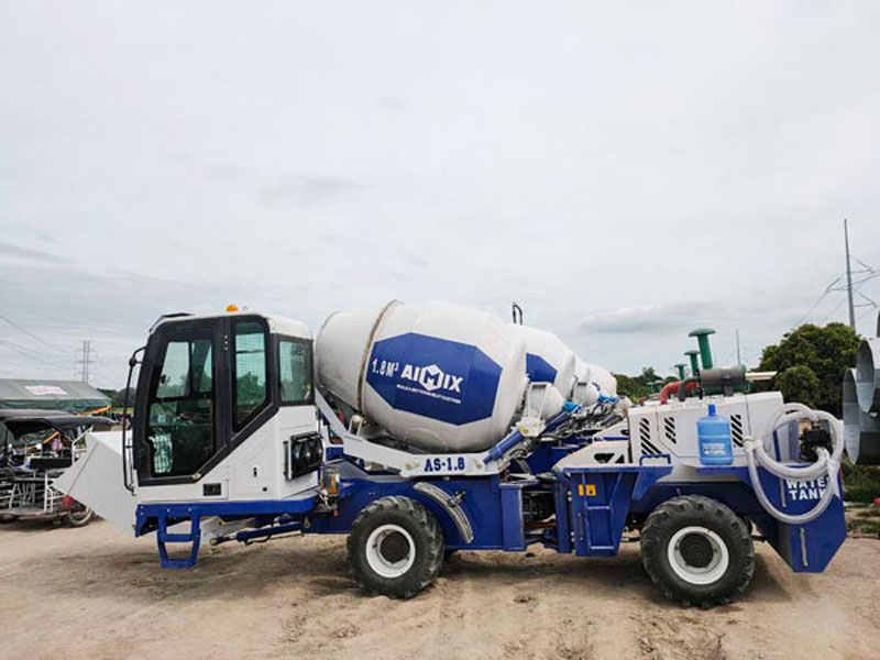 AS1.8 1.8m³ Self loading concrete mixer for Sale by Aimix