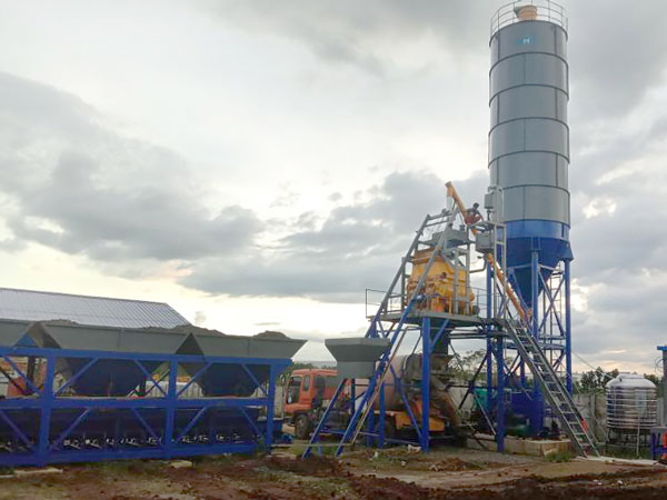 75 cubic meter batching plant in the Philippines