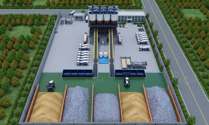 Aimix AJ-270 new batching plants