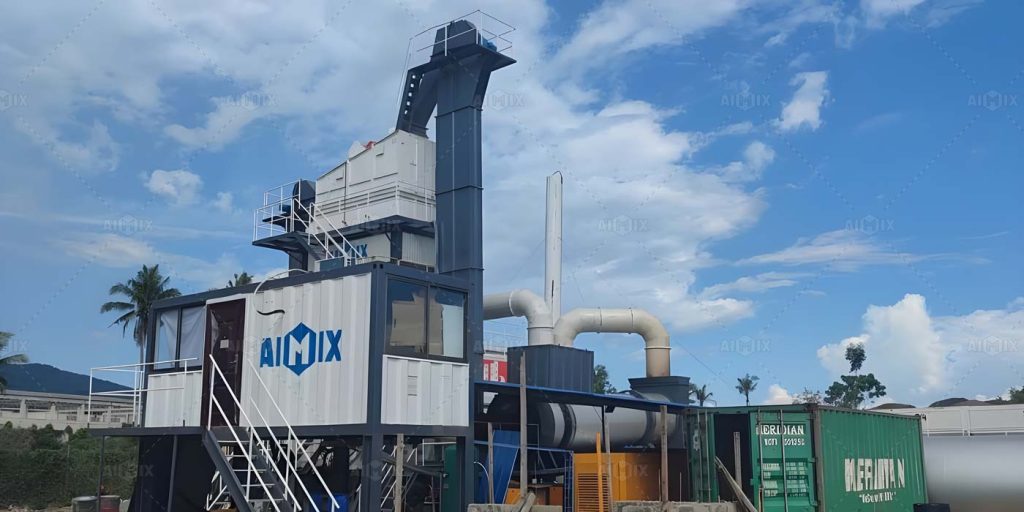 60 tph stationary asphalt mixing plant for sale in the Philippines