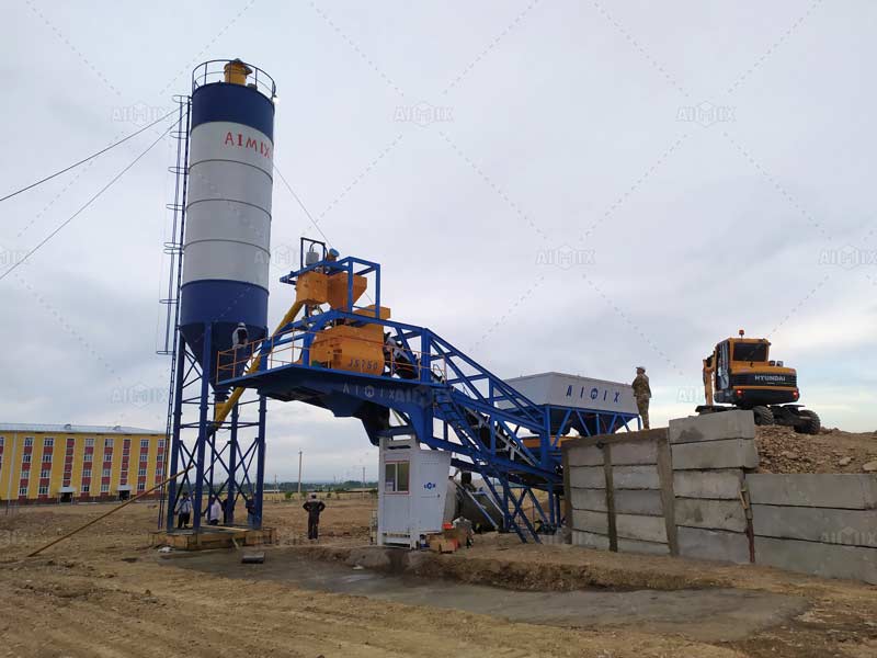 Mobile Standard Type Concrete Plant