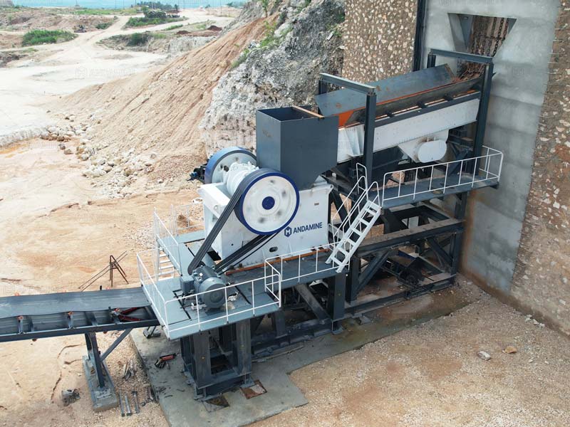 Andamine Jaw Type Stationary Crushing Plant